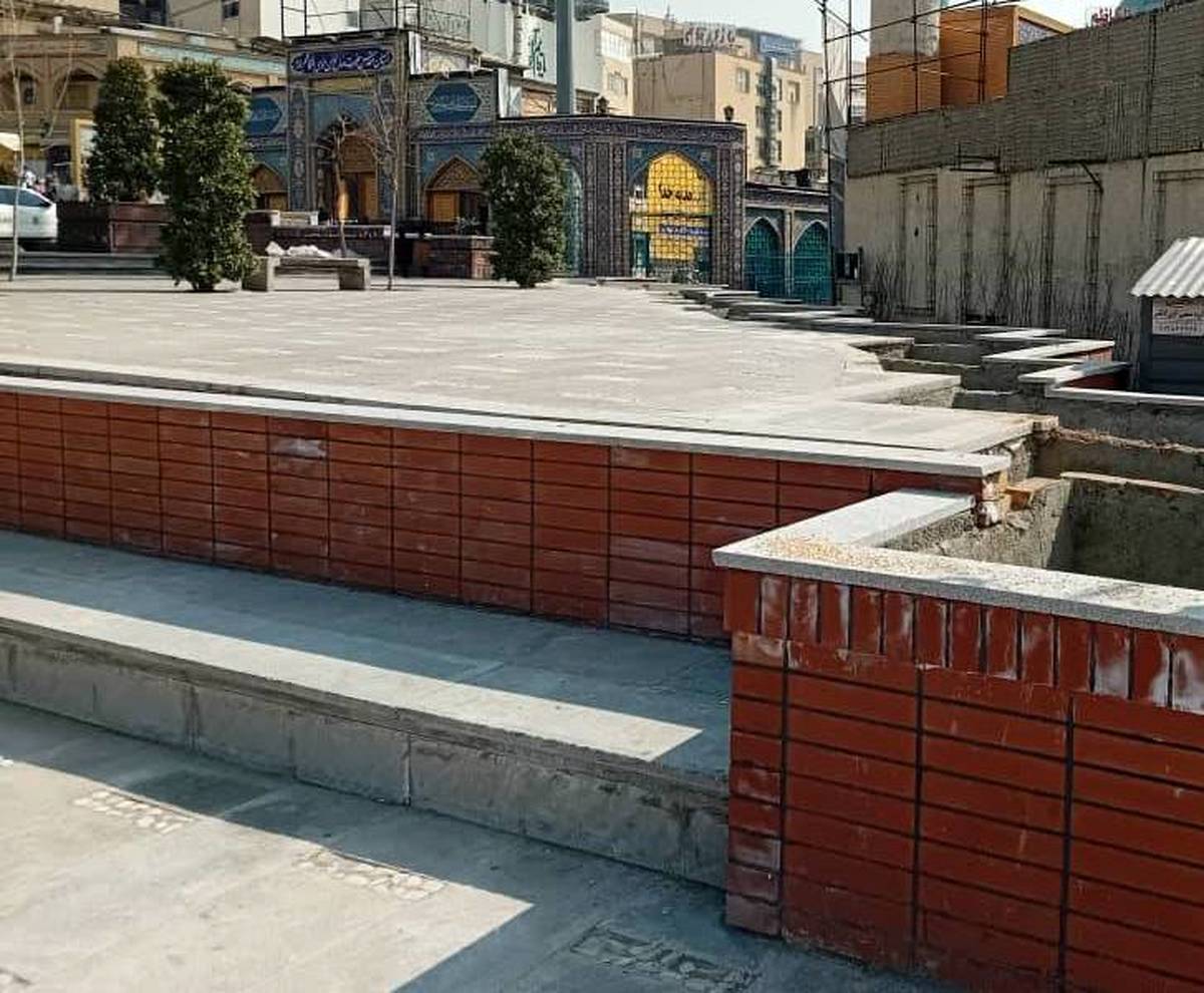 فضاسازی یکپارچه میدانگاه تجریش برای زائران و گردشگران نوروزی