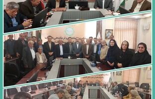 نشست مشترک بیمه دی با روسای کانون های بازنشستگی هشت استان در کاشان 