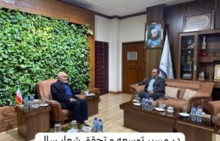دیدار مدیرعامل شرکت فولاد اکسین با استاندار خوزستان