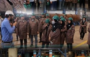 بازدید مسئولین شهرستان خواف از شرکت فولاد سنگان
