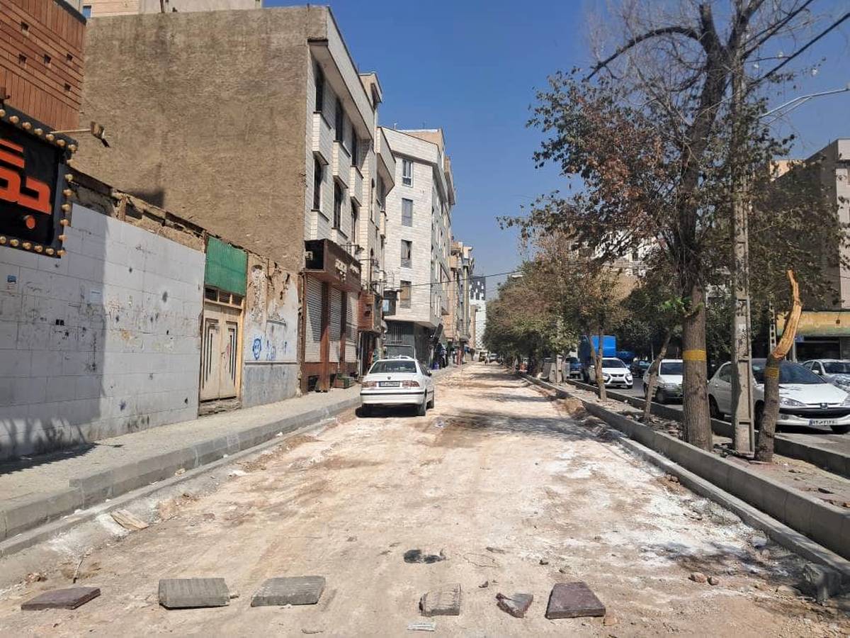 پیشرفت ۷۵ درصدی طرح تعریض خیابان میثاق شمالی در منطقه ۱۹
