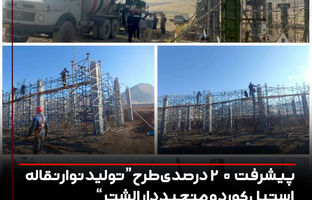 پیشرفت 20 درصدی طرح «تولید نوار نقاله استیل کورد و منجید دار الشتر»