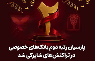 پارسیان رتبه دوم بانک های خصوصی در تراکنش های شاپرکی شد