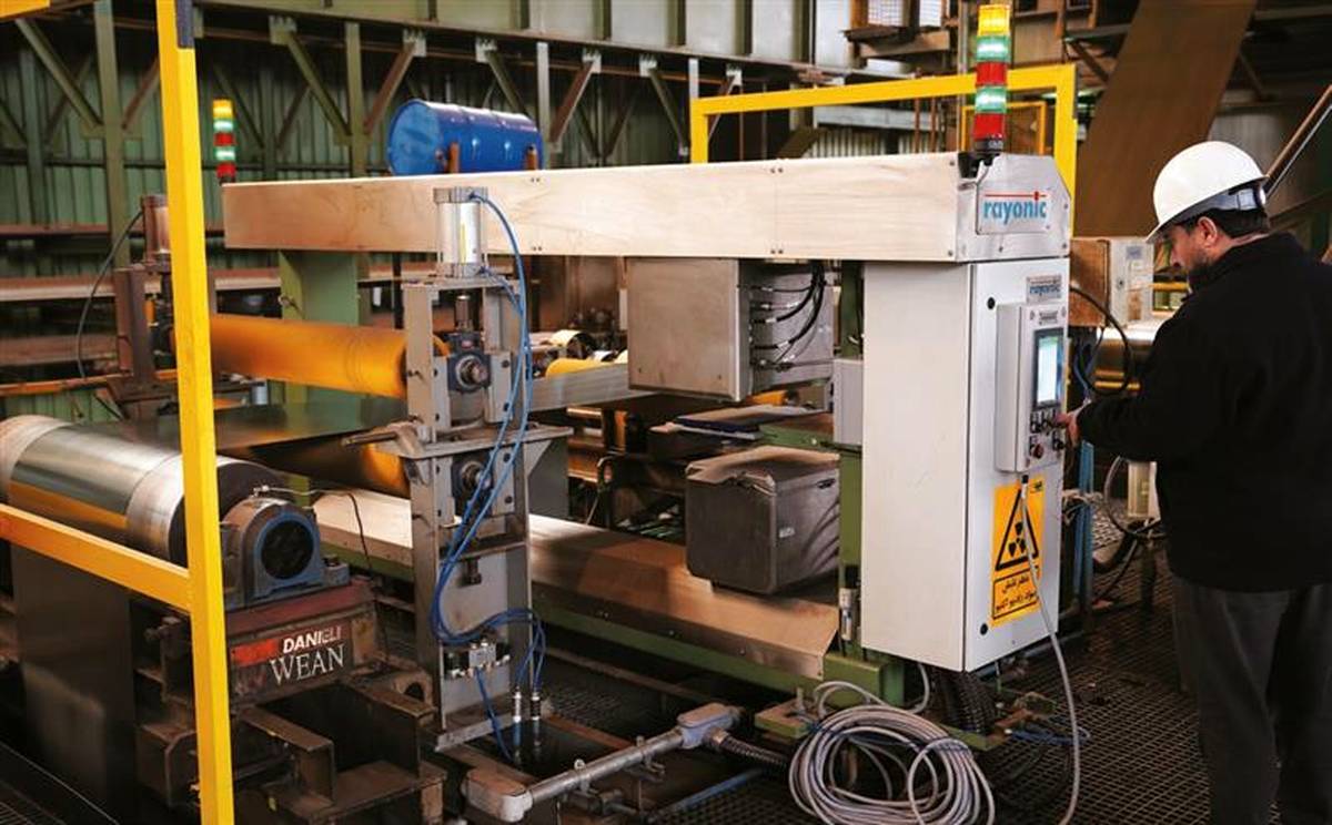 مجهز شدن خط قلع‌اندود فولاد مبارکه به سامانه پیشرفته ضخامت‌سنجی برخط