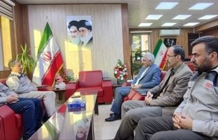 دیدار مدیر مجتمع سنگ‌آهن سنگان با فرماندار جدید خواف