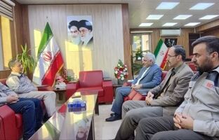 دیدار مدیر مجتمع سنگ‌آهن سنگان با فرماندار جدید خواف
