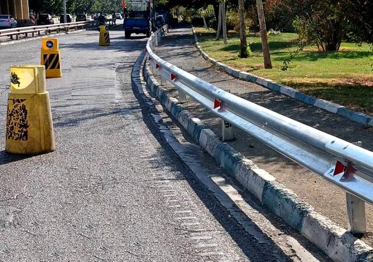 لوپ ارتباطی بزرگراه هاشمی رفسنجانی غرب به چمران جنوب، ایمن‌سازی شد