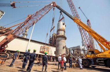 افزایش ظرفیت ذخیره سازی خوراک پالایشگاه ستاره خلیج فارس