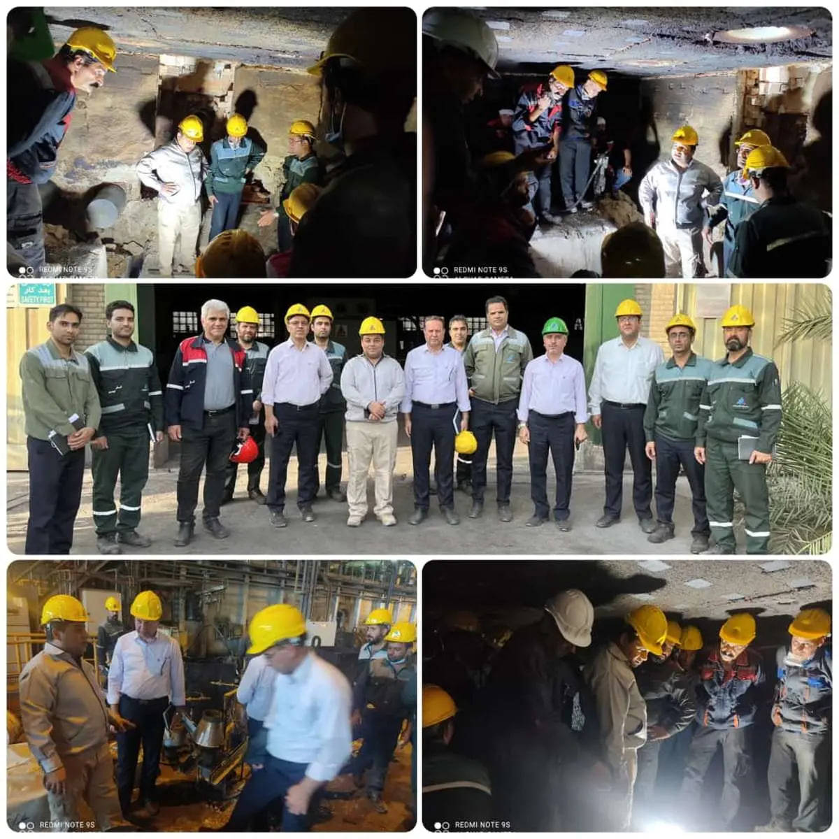  بازدید مدیرعامل شرکت فولاد آلیاژی ایران از فرآیند تعمیرات سالیانه نورد سنگین