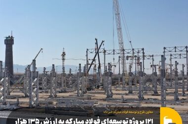 رفع موانع و تسریع در روند پیشرفت پروژه نورد گرم ۲ فولاد مبارکه