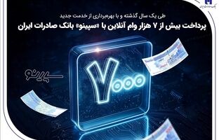 پرداخت بیش از 7 هزار وام آنلاین با «سپینو» بانک صادرات ایران