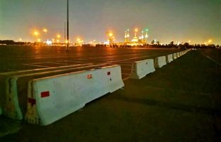 تفکیک پارکینگ استان ها با نصب 1704 متر نیوجرسی به منظور ساماندهی ترافیکی مراسم ارتحال بنیانگذار انقلاب