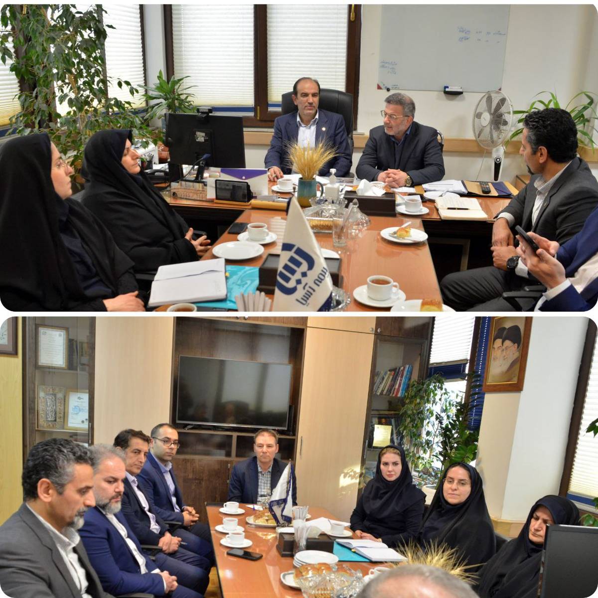 بازدید مدیرعامل بیمه آسیا از مدیریت بیمه‌های عمر و پس انداز 