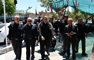  بازدید معاون بانک و بیمه وزارت اقتصاد از موکب بیمه ایران در مشهد