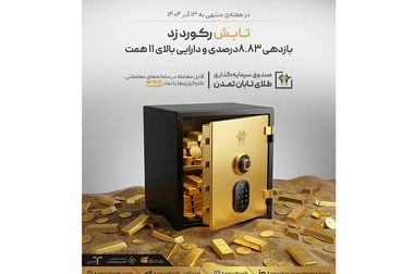 چرا «تابش» در هفته پرنوسان بازارها پیشتاز بازدهی شد؟ تحلیل عملکرد صندوق طلای تابان تمدن