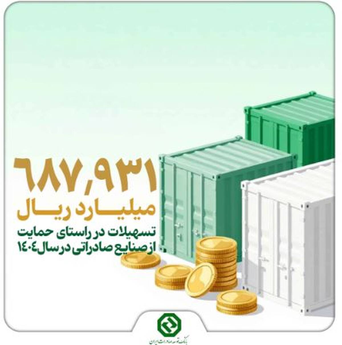 بهره مندی صنایع مختلف از تسهیلات بانک توسعه صادرات ایران