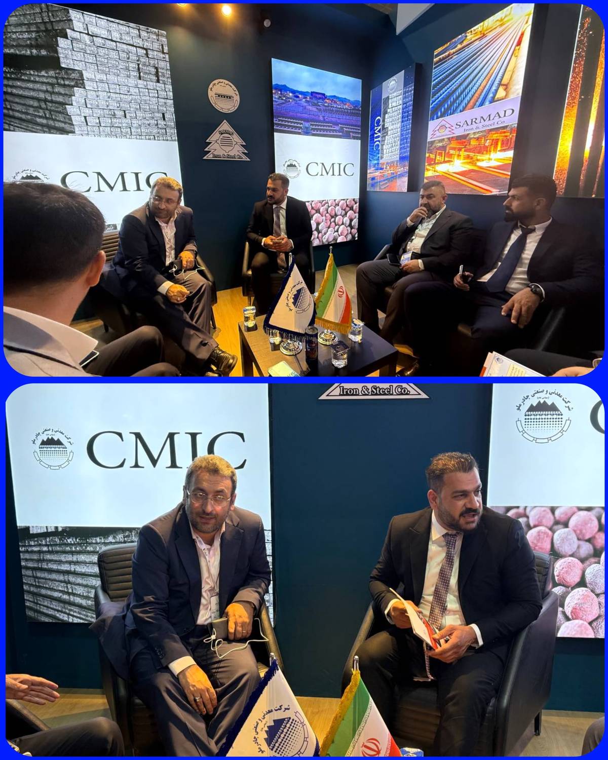 چادرملو؛ نماینده فولادین ایران در نمایشگاه بین‌المللی صنعت ساختمان و سرمایه‌گذاری بغداد