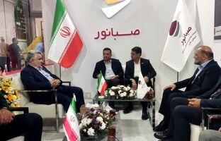 حضور درخشان صبانور در نخستین نمایشگاه معدن غرب کشور