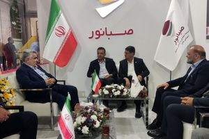 حضور درخشان صبانور در نخستین نمایشگاه معدن غرب کشور