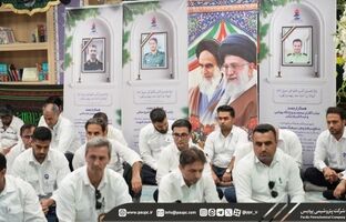 ادای احترام به قهرمانان وطن؛ آیین گرامیداشت شهدای جنگ ۱۲ روزه در پتروشیمی پردیس