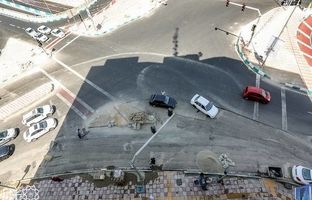 بیش از ۵ هزار متر مربع پیاده‌روسازی و ۳ هزار تن آسفالت