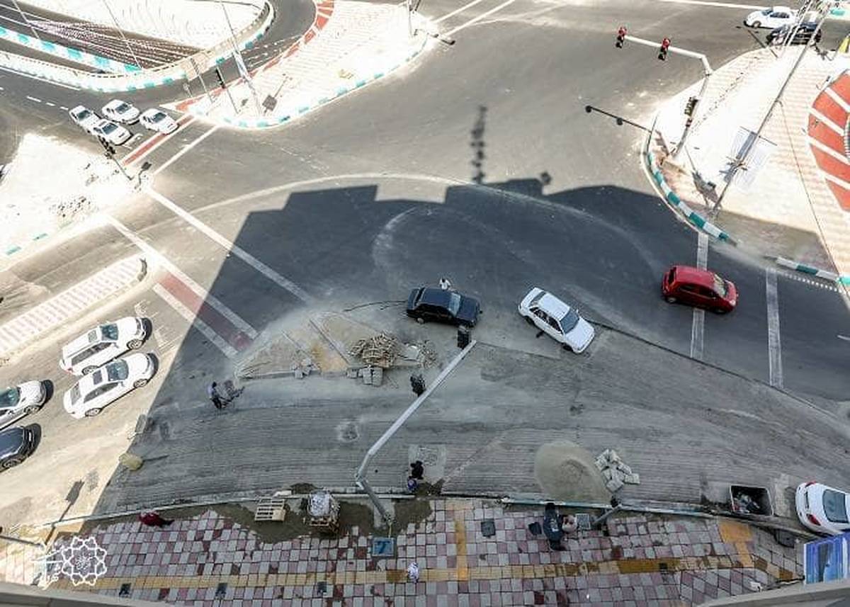 بیش از ۵ هزار متر مربع پیاده‌روسازی و ۳ هزار تن آسفالت