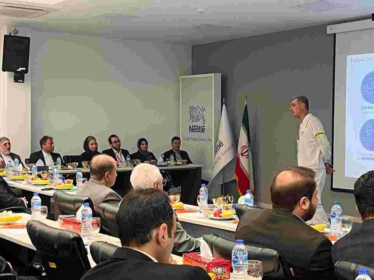 کارخانه نستله ایران میزبان هیئت عالی رتبه اقتصادی و سرمایه‌گذاری کشور شد