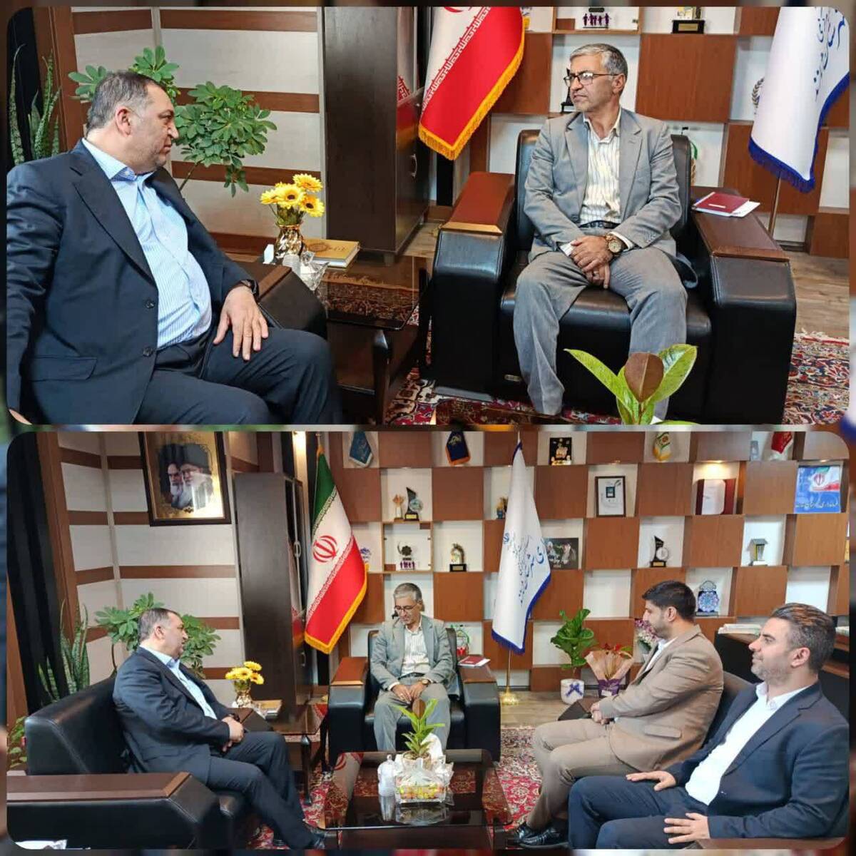 دیدار صمیمانه مدیرعامل پتروشیمی شازند با فرماندار شهرستان