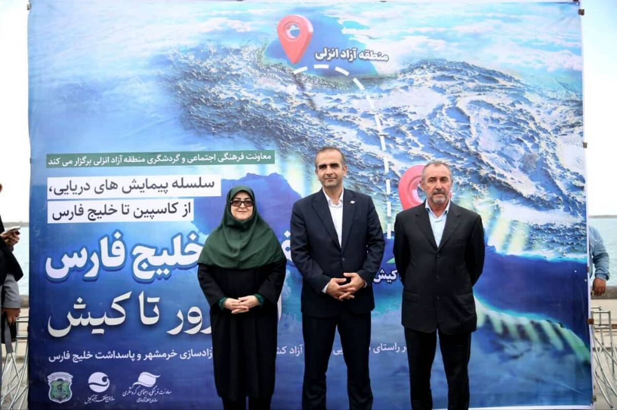 رویداد ملی «سفیران خلیج‌فارس» با مشارکت پیشکسوت گیلانی قایقرانی و پاروزنی از فارور تا کیش