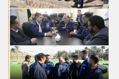 دیدار مدیرعامل شرکت سنگ آهن مرکزی با فرمانده ناحیه مقاومت بسیج بافق