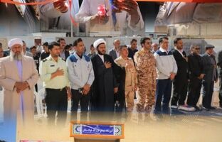 آموزشگاه شهدای حزب الله فولاد سنگان افتتاح شد