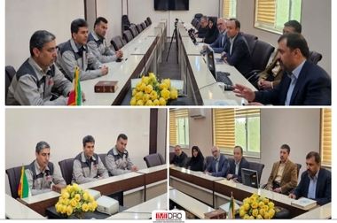 دیدار سرپرست مجتمع سنگ‌آهن سنگان با معاونان و مدیران سازمان ایمیدرو