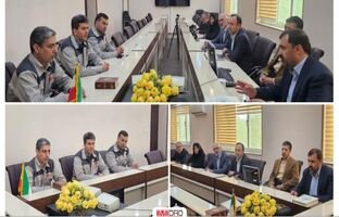جلسه مدیر مجتمع سنگ‌آهن سنگان با ریاست دانشگاه آزاد اسلامی تربت حیدریه