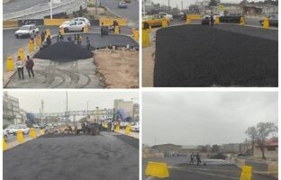 بهبود ترافیک و ایمنی با آسفالت میدان فتح