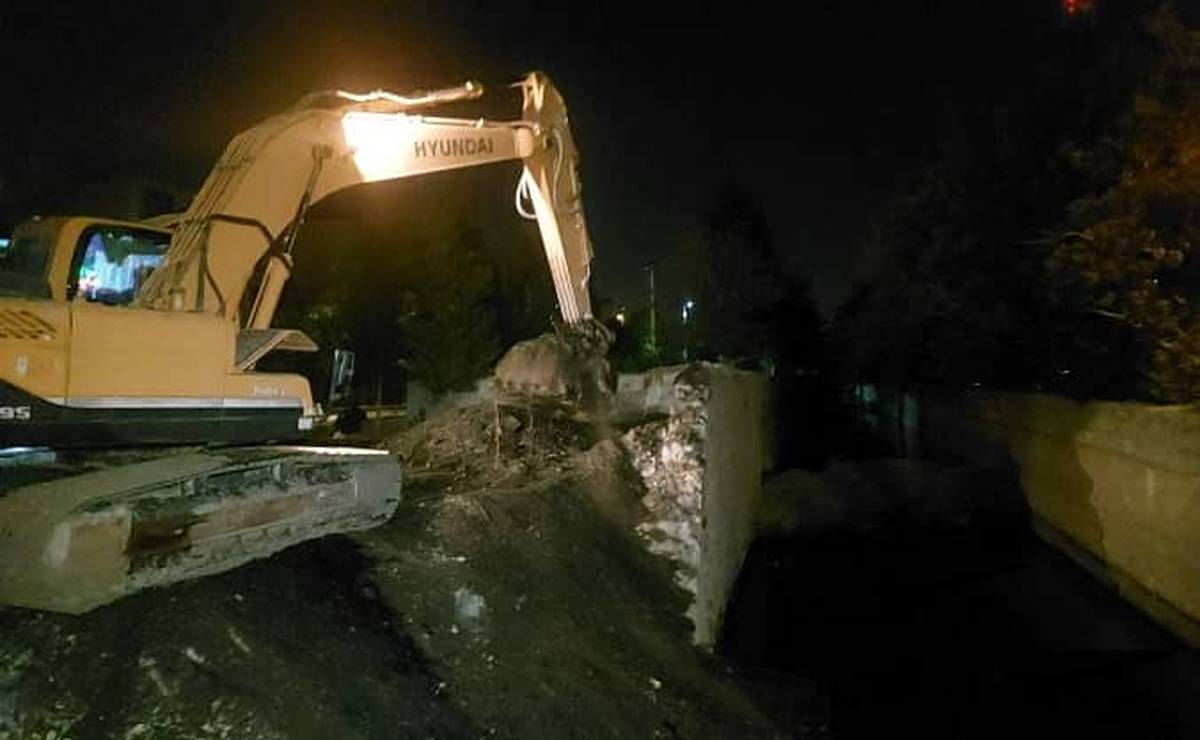 مسیل آریافر لایروبی و پاکسازی شد