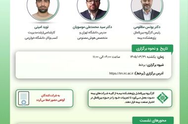شناسایی و استانداردسازی داده در صنعت بیمه مبتنی بر استانداردهای جهانی