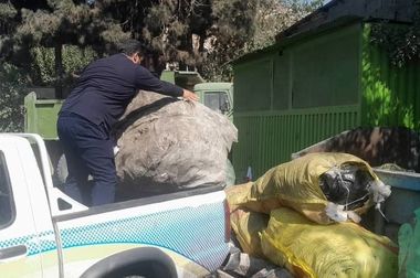  بزرگراه شهید هاشمی با ۲۱۶ پرچم، تمثال شهدا و نورپردازی ویژه آراسته شد