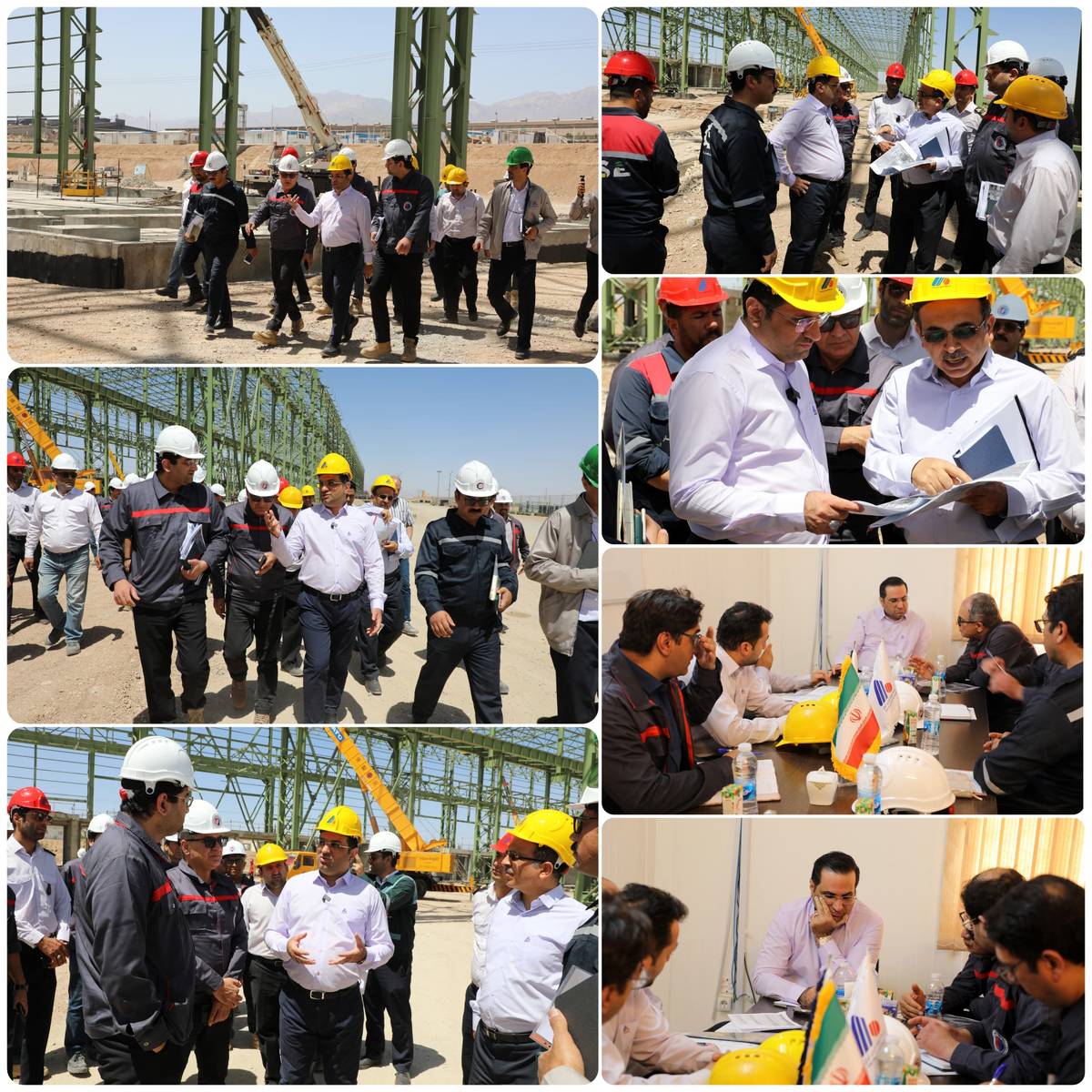 بازدید مدیرعامل شرکت فولاد آلیاژی ایران از پروژه توسعه‌ای وایر