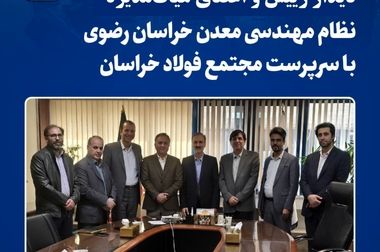 دیدارهای صمیمانه نمایندگان نیشابور بزرگ در مجلس با سرپرست فولاد خراسان