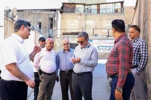 بازدید شهردار منطقه ۱۲ از زیر پوست بازار بزرگ تهران 