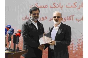 قدردانی استاندار قم از دکتر خورسندیان / اکبر بهنام جو: رتبه نخست استان قم در احداث مسکن، حاصل همراهی بی‌بدیل بانک مسکن است
