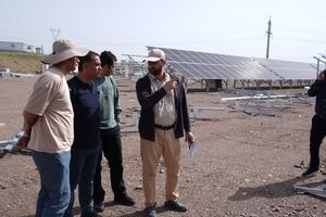 پیشرفت ۹۰ درصدی عملیات تسطیح نیروگاه خورشیدی ۵۸ مگاواتی ارس/ اتصال فاز نخست تا پایان خرداد