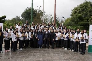 حضور سید اصغر جلیلی نیا رییس هیات مدیره پست بانک ایران در آیین اختتامیه دومین المپیاد ورزشی بانوان