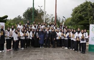 حضور سید اصغر جلیلی نیا رییس هیات مدیره پست بانک ایران در آیین اختتامیه دومین المپیاد ورزشی بانوان