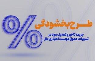 طرح بخشودگی وجه التزام تاخیر تادیه دین (۶ ٪) تسهیلات در موسسه اعتباری ملل