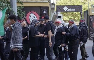 موکب بیمه ملت پذیرای سوگواران آیین تشییع رهبر شهید انقلاب