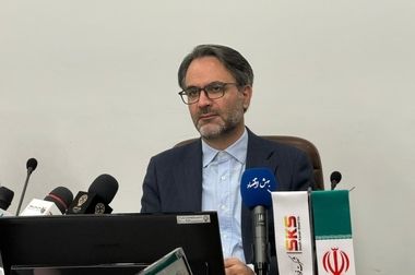 آیین نواختن زنگ آغاز معاملات بورس تهران توسط شرکت فولاد کاوه جنوب کیش