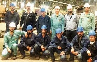 ساخت ریل سگمنت‌های ماشین ریخته‌گری شماره 5 فولاد مبارکه