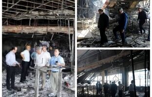 بازدید مشترک کارشناسان سازمان منطقه آزاد انزلی و نظام مهندسی گیلان از بنای مجتمع ونوس؛ بررسی دقیق استحکام سازه