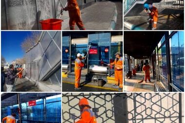 دیدار حجت الاسلام و المسلمین طاهری با شهردار منطقه۹